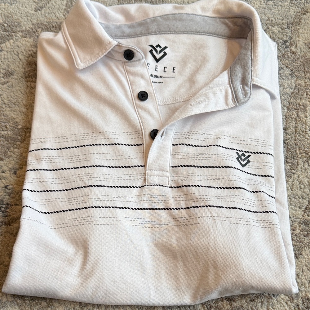 White Men's Polo Shirt